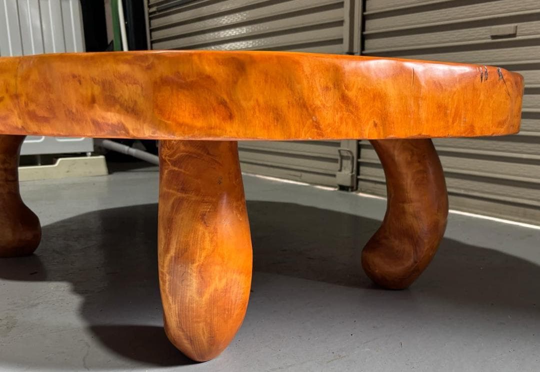 高級感 天然木一枚板 座卓ローテーブル 重厚 センターテーブル 幅125cm