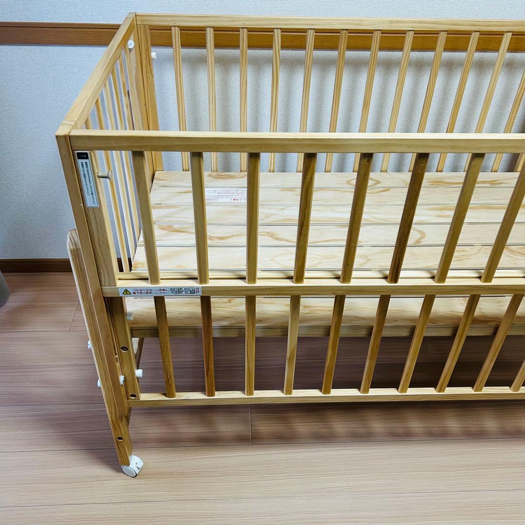 【アカチャンホンポ限定】大和屋　トール　Wオープン　ベビーベッドNA