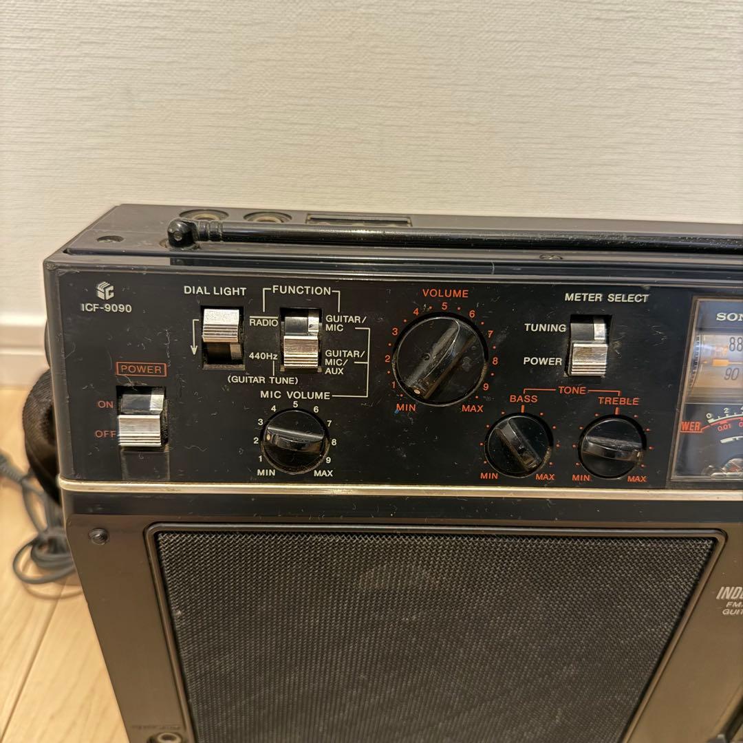 SONY ソニー ICF-9090 ギターアンプ ラジオ 昭和レトロ