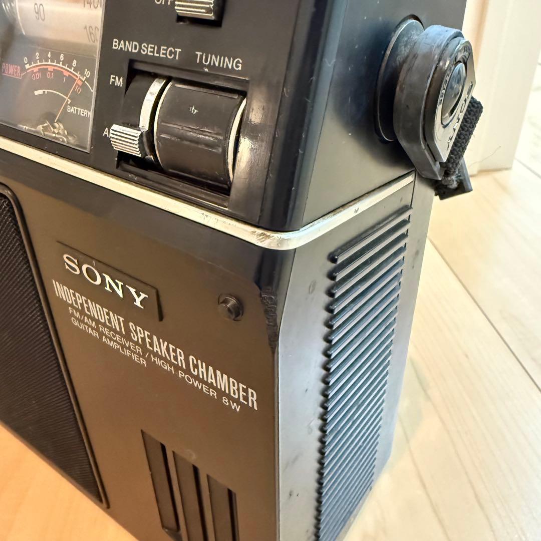 SONY ソニー ICF-9090 ギターアンプ ラジオ 昭和レトロ