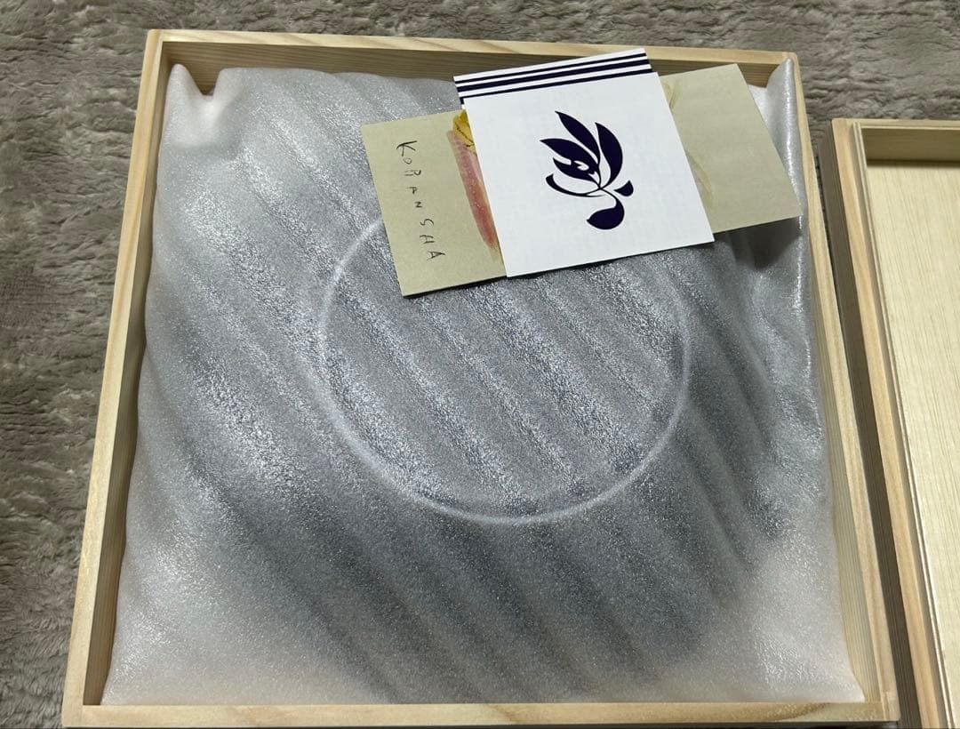 【新品未使用】ルリ宝ずくし　八角皿　大皿 箱もあり