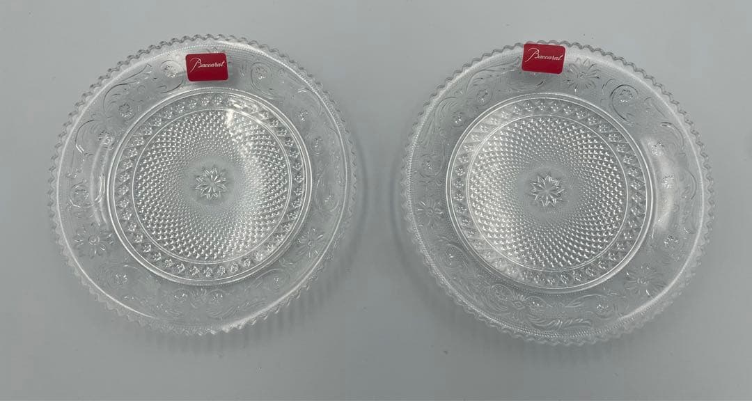 バカラ、アラベスク、ボウル&12cmプレート　4点