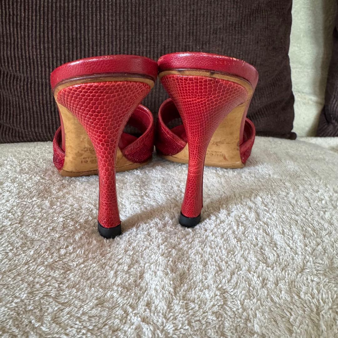 GUCCI サンダル レッド