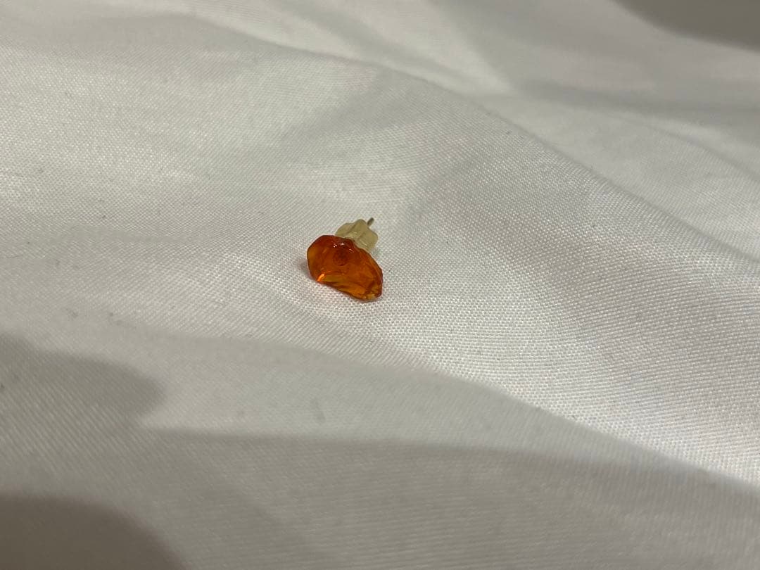 【12日限定お値下げ】bororo ファイヤーオパール　シングルピアス