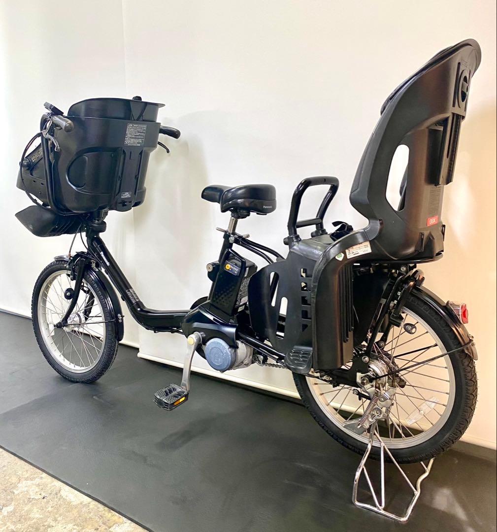 1年保証 新型　パナソニック　ギュットミニ　20インチ　黒色　電動アシスト自転車