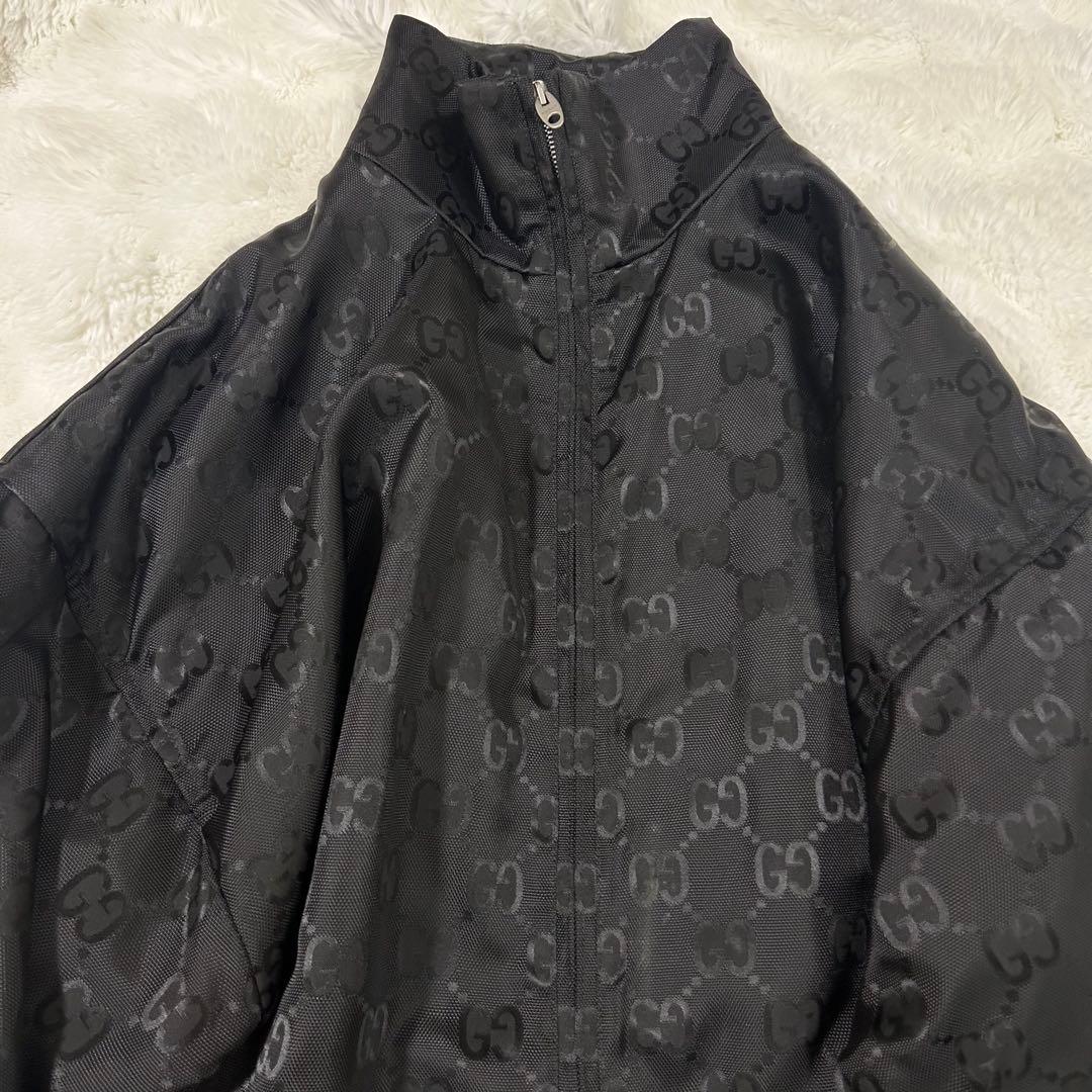 GUCCI GG総柄 定価30万超 ナイロンジャケット メンズ48