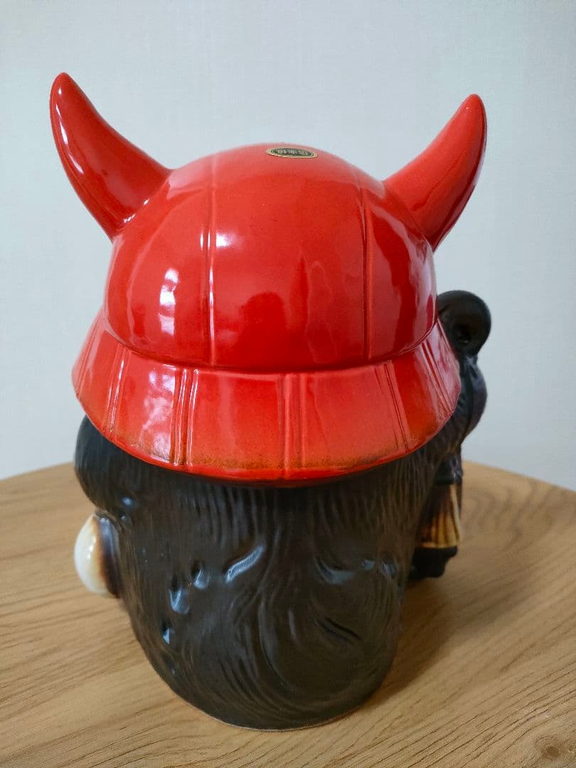 信楽焼たぬき 福鬼喜門赤兜狸