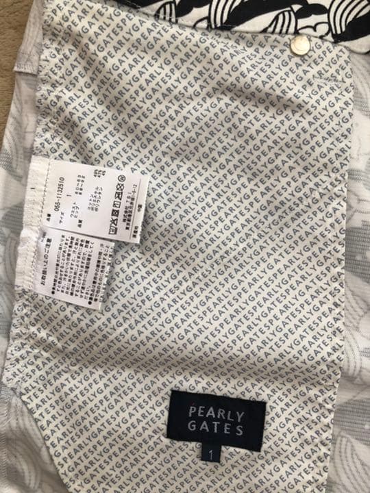 正規品新品　パーリーゲイツ くじらプリント　レディースショップパンツサイズ1