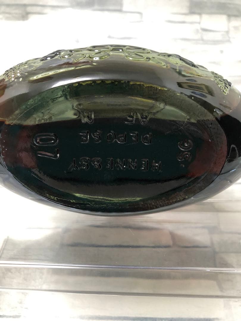 ヘネシー 希少 ジャズヘネシーＸＯグリーンボトル 金キャップ コニャック 箱付き