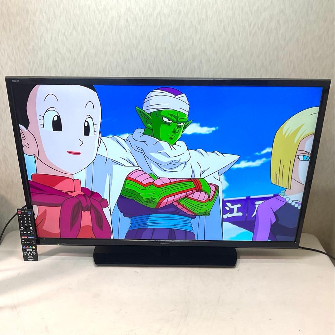 【しゅうゆう】美品裏録対応40型 シャープ 液晶テレビ アクオス フルHD