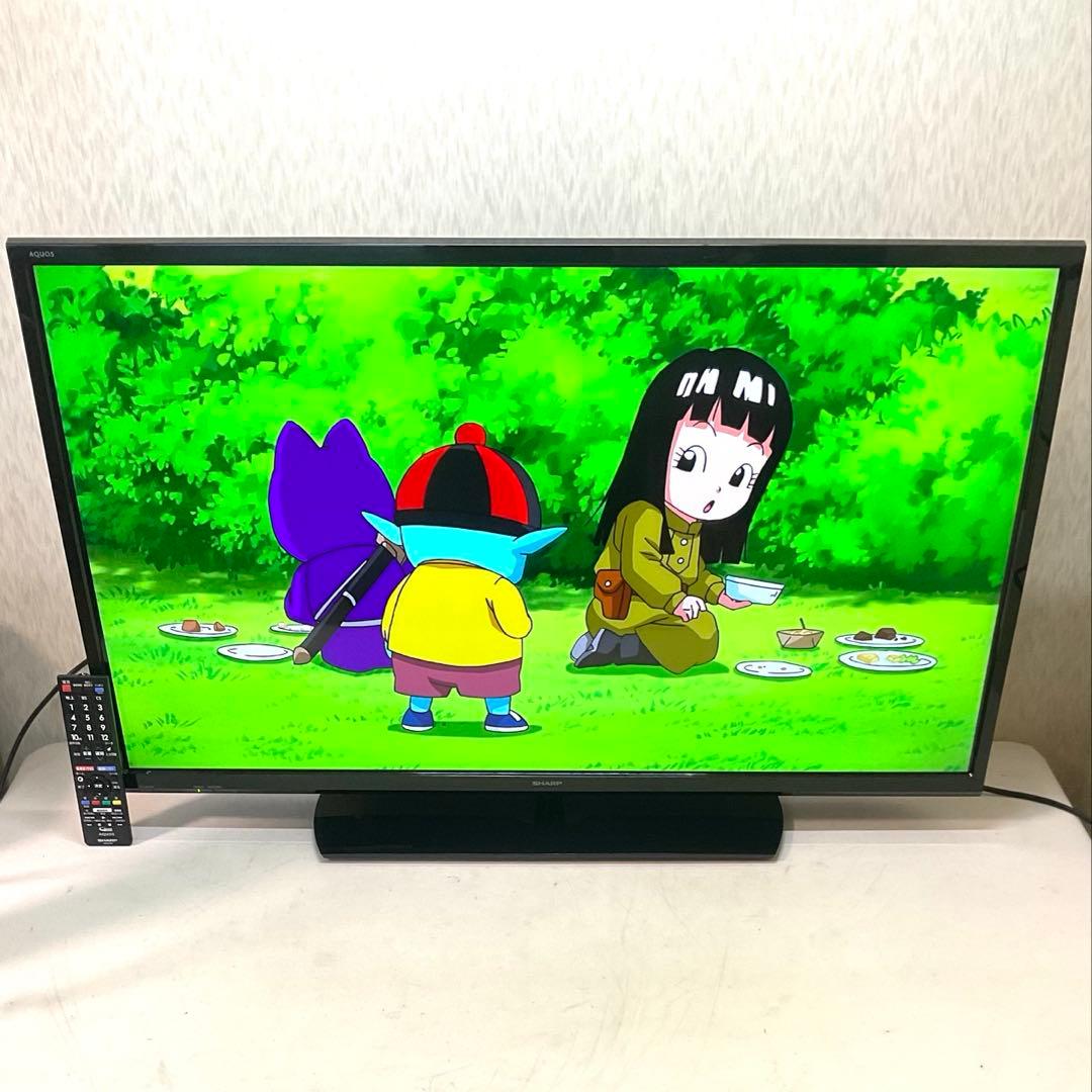 【しゅうゆう】美品裏録対応40型 シャープ 液晶テレビ アクオス フルHD