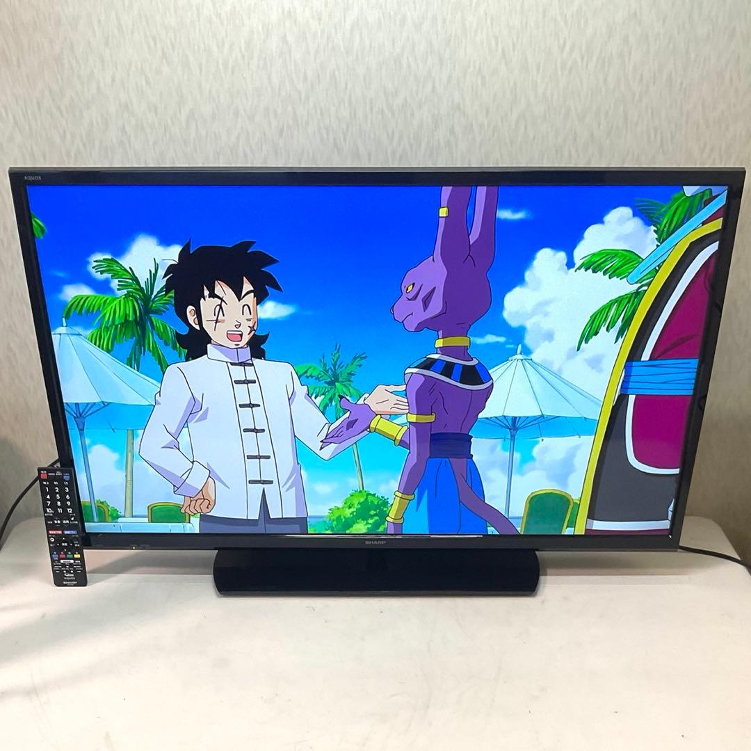 【しゅうゆう】美品裏録対応40型 シャープ 液晶テレビ アクオス フルHD