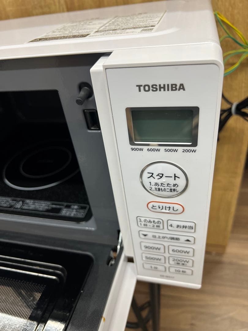 美品TOSHIBA 電子レンジ ER-WS17(W) 2023年製 ホワイト