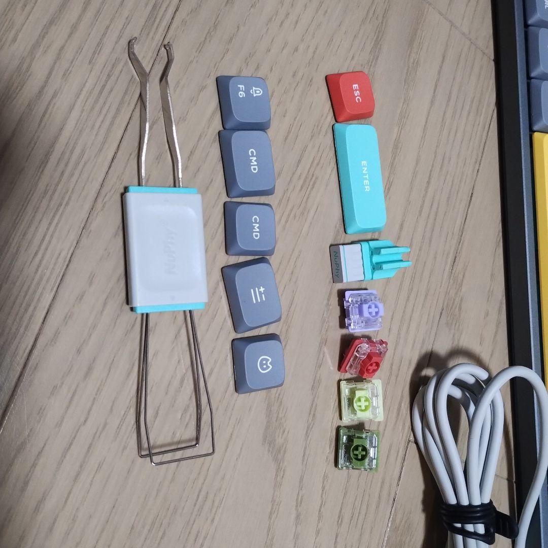 【美品】NuPhy Air75 V2 キーボードUS配列　バッグ付き