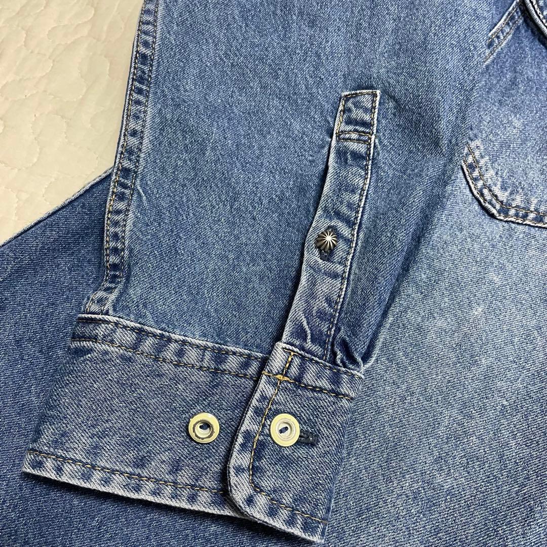 SLOBE IENA LE DENIM BDUデニムシャツ　おしゃれボタン