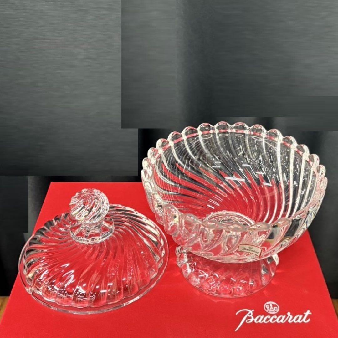 Baccarat オールドバカラ バンブー ボンボニエール キャンディーポット難
