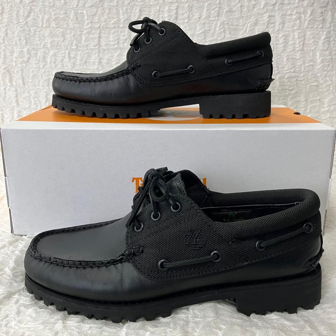 Timberland★オーセンティック ハンドソーン ボートシューズ 　ブラック