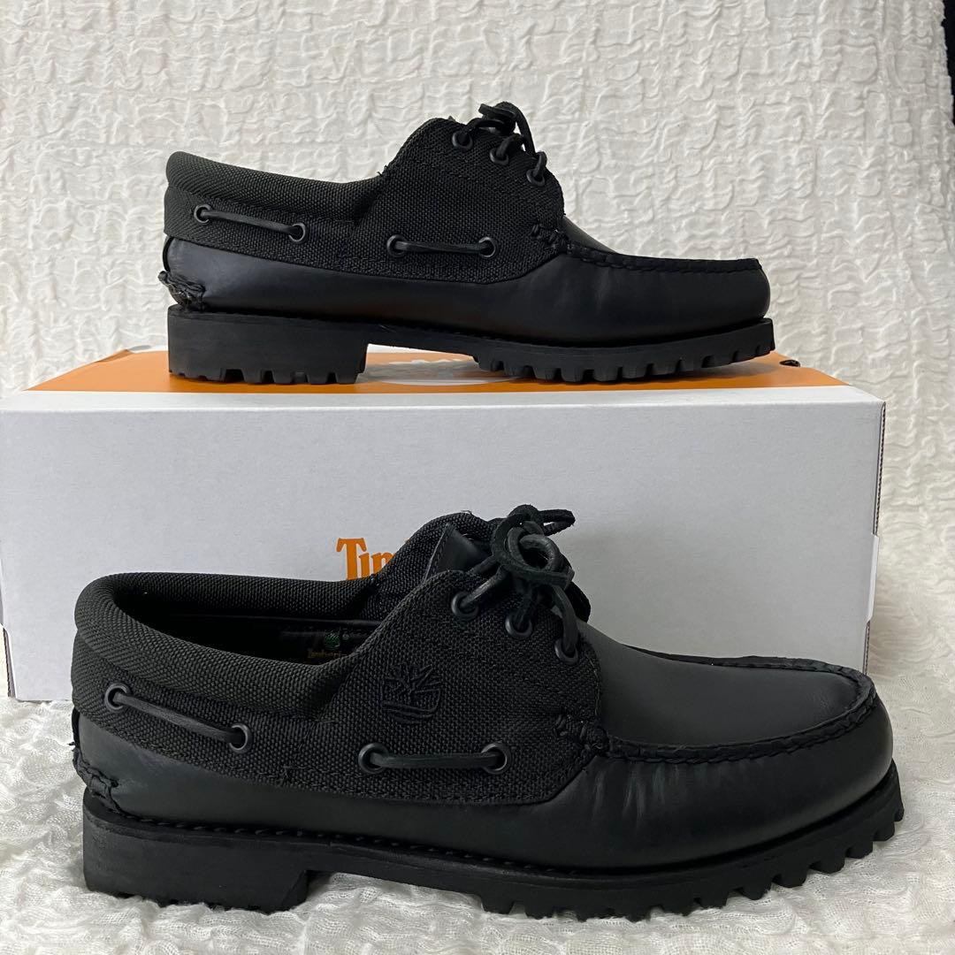 Timberland★オーセンティック ハンドソーン ボートシューズ 　ブラック