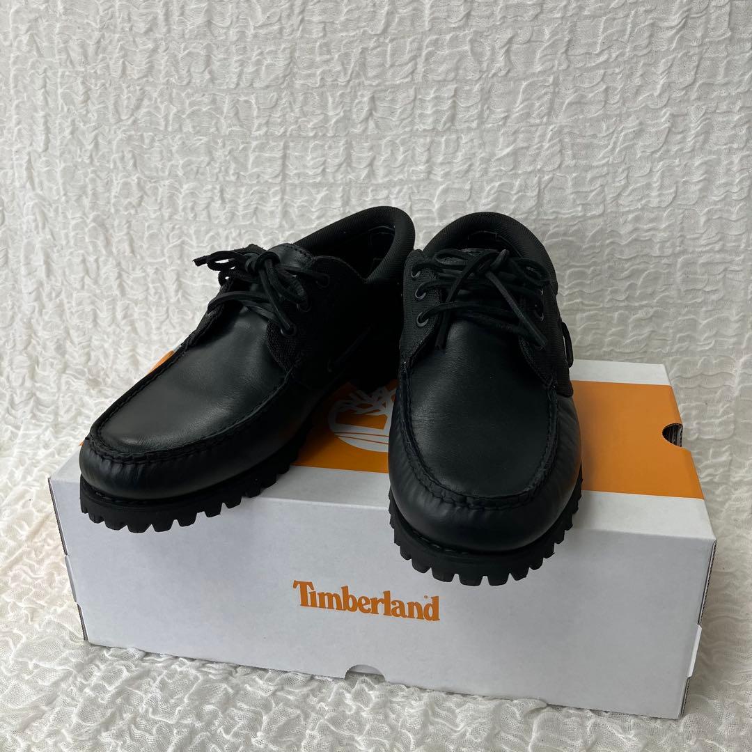 Timberland★オーセンティック ハンドソーン ボートシューズ 　ブラック