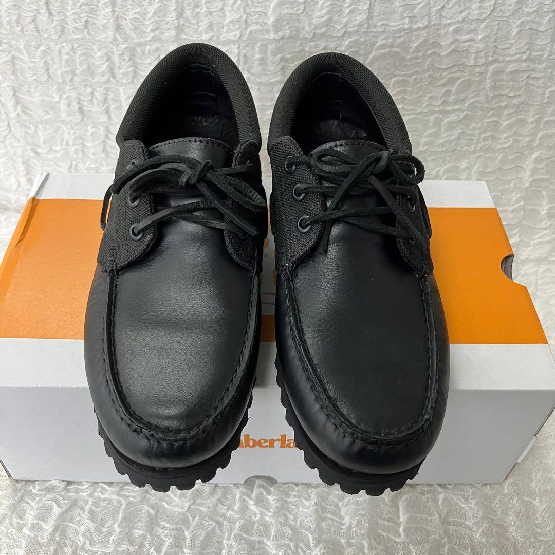 Timberland★オーセンティック ハンドソーン ボートシューズ 　ブラック