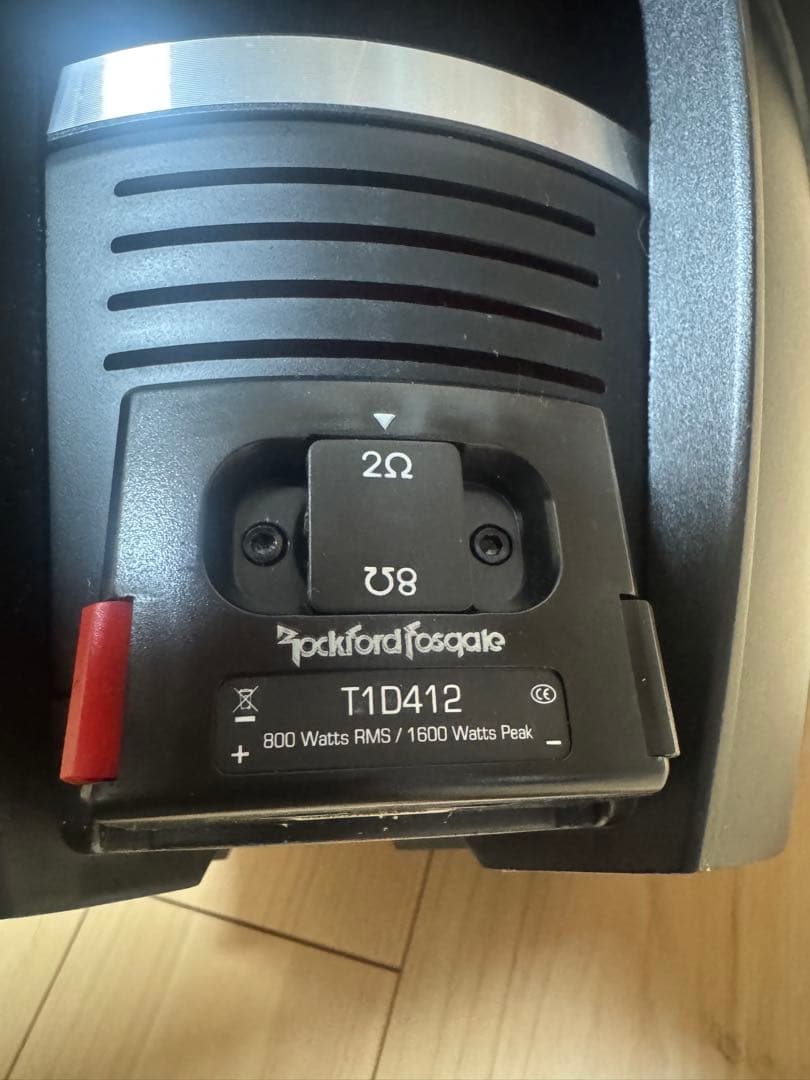 【MR2222】ロックフォード T1D412 サブウーファー