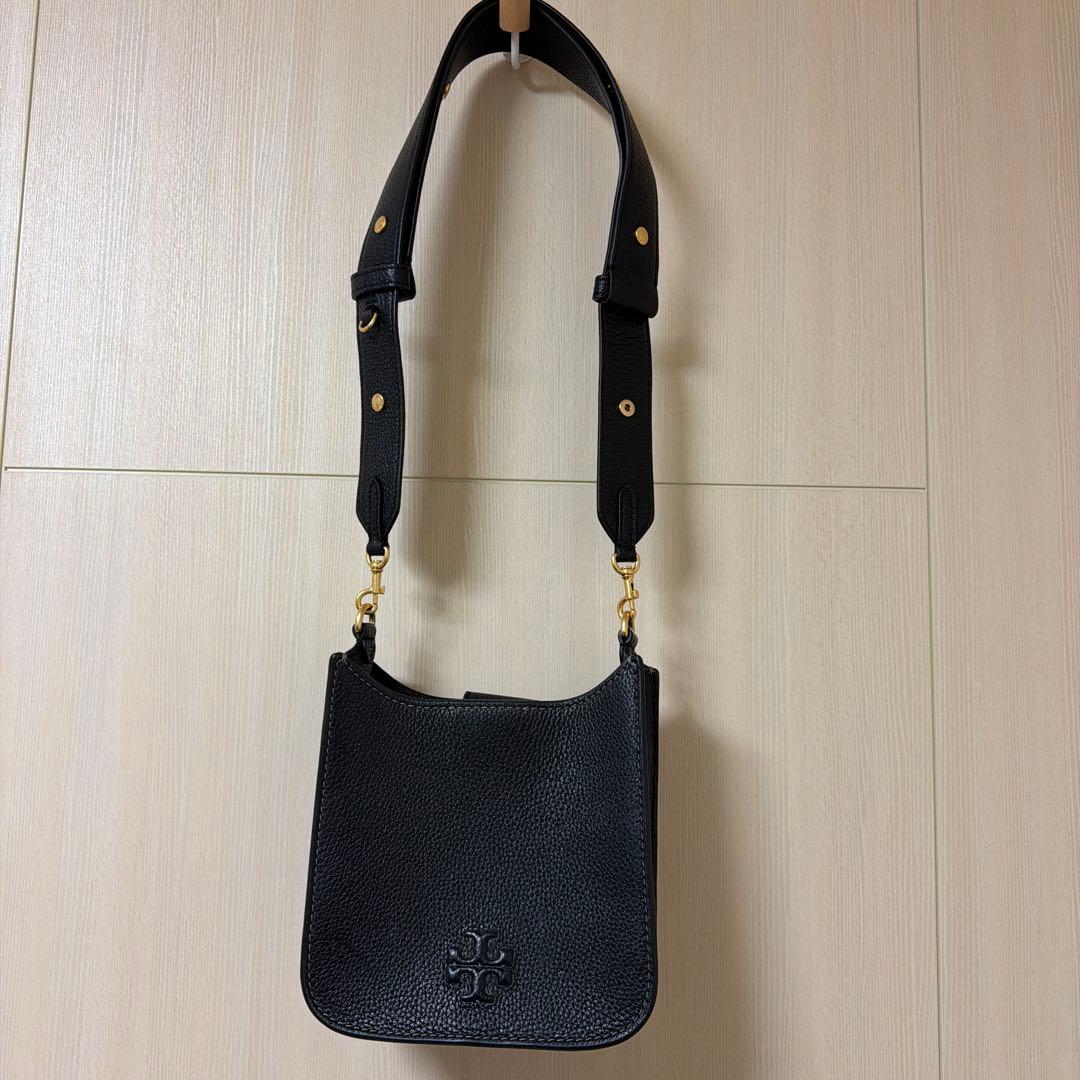 専用！黒 レザー ショルダーバッグ⭐︎TORY Burch⭐︎