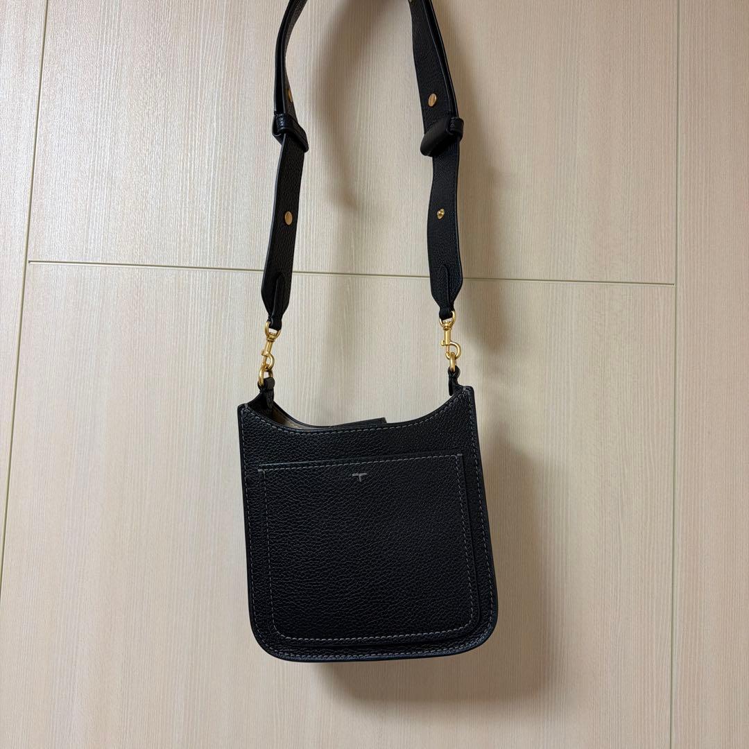 専用！黒 レザー ショルダーバッグ⭐︎TORY Burch⭐︎