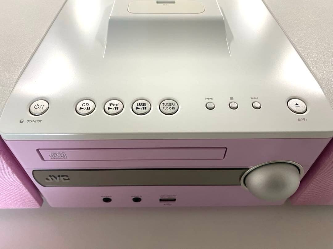 【美品】JCVビクター CA-EXS1　ウッドコーン　コンポ