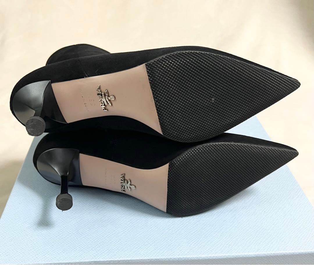 【Michael様】極美品！PRADA プラダ CAMOSCIO ショートブーツ