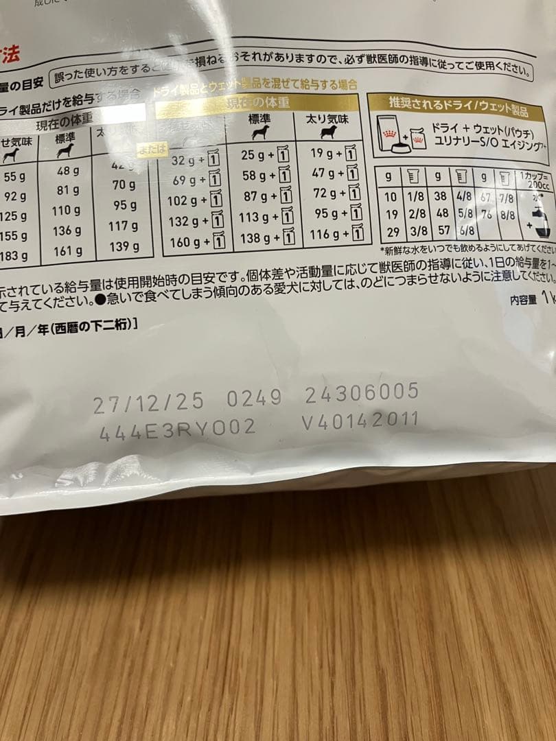 ロイヤルカナンユリナリーsoエイジングドライフードユリナリーsoライトウエット