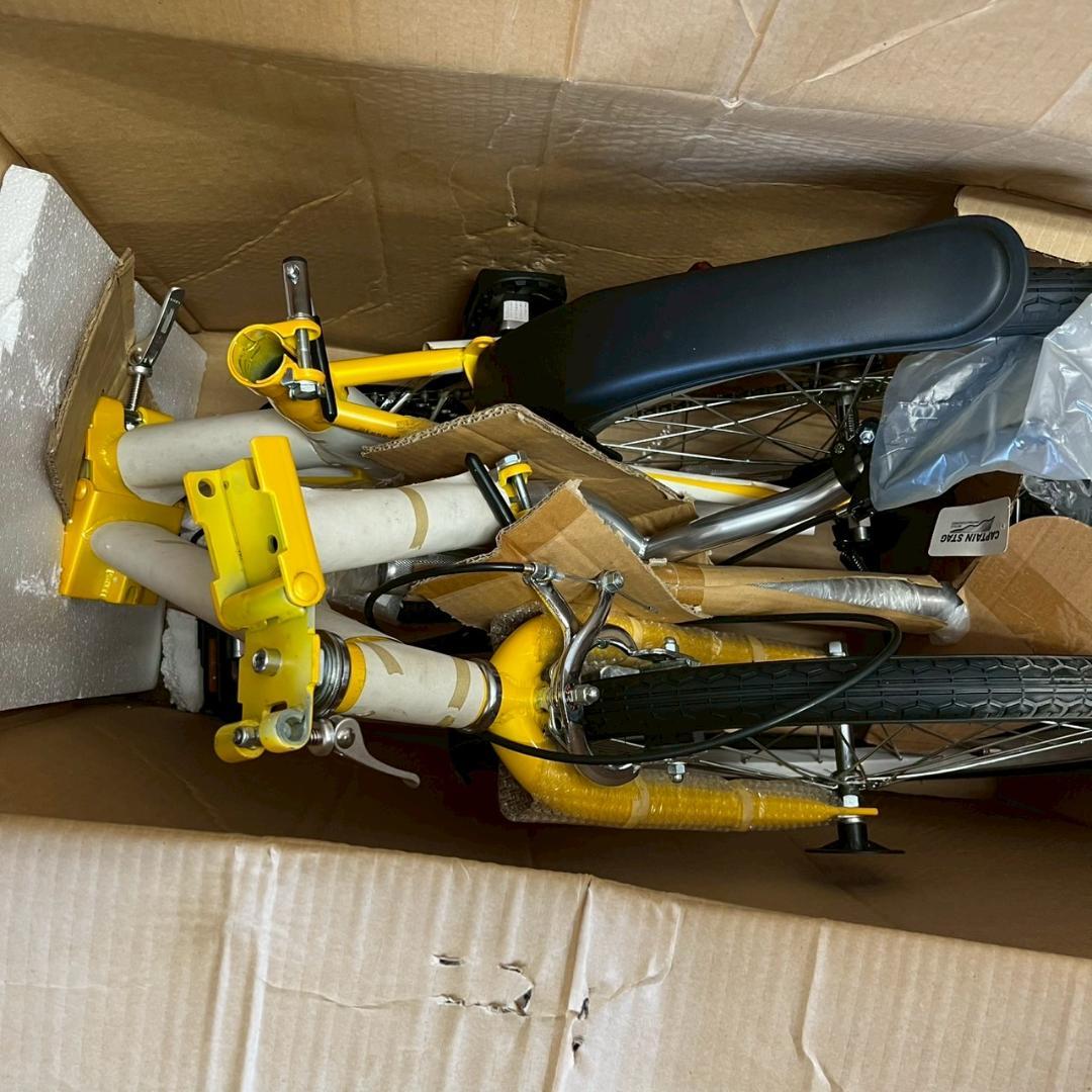 新品未使用 キャプテンスタッグ 折りたたみ自転車 20インチ Y1977