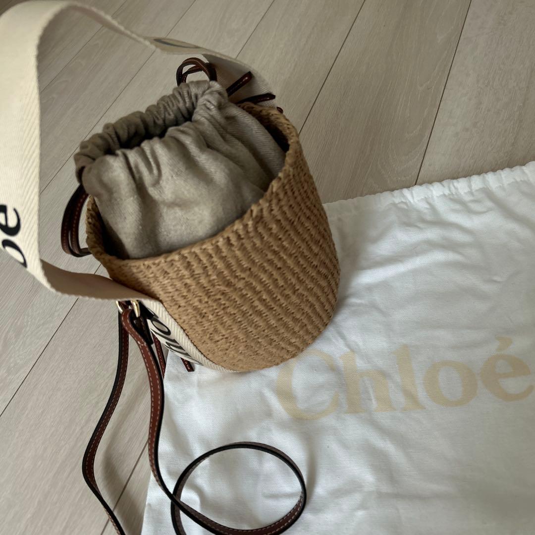 Chloe クロエ WOODY スモールバスケット カゴバッグ