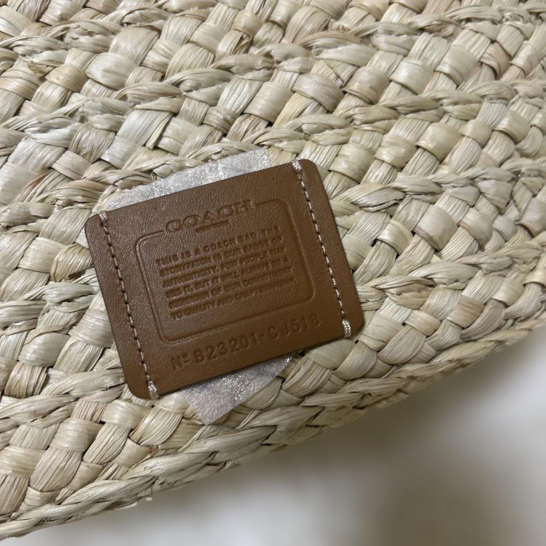 【タグ付き新品未使用】 COACH コーチ かごバッグ ラージ トートバッグ