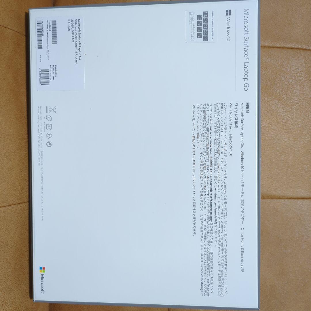 Microsoft Surface Laptop go 12.4インチ