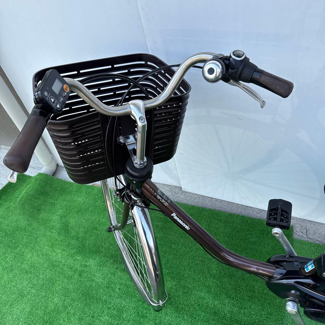 Panasonicパナソニック電動アシスト自転車26インチ 12Ahブラウン