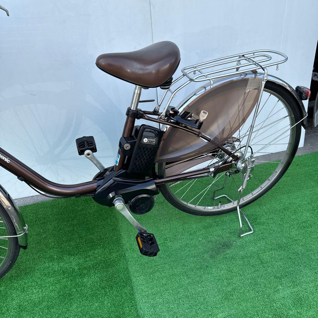 Panasonicパナソニック電動アシスト自転車26インチ 12Ahブラウン
