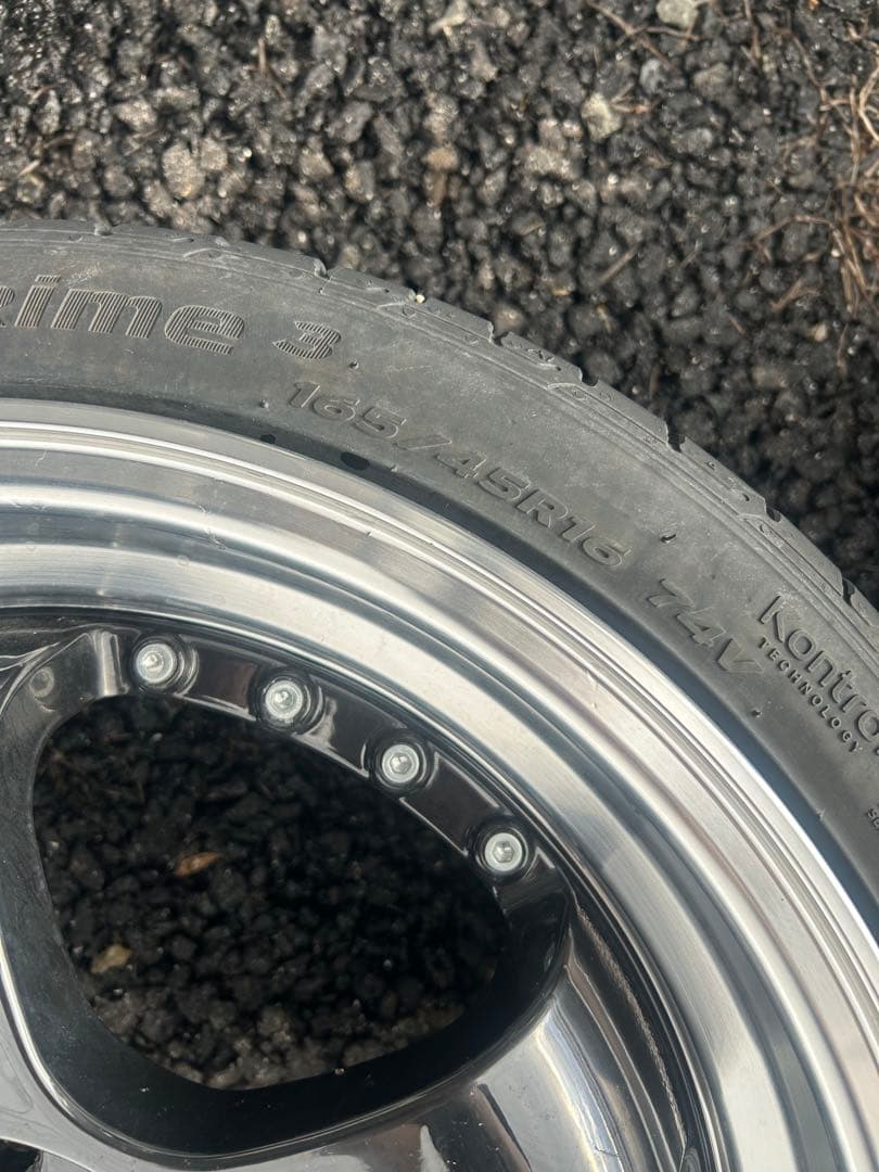 165/45R16 Kumho タイヤ・ホイールセット