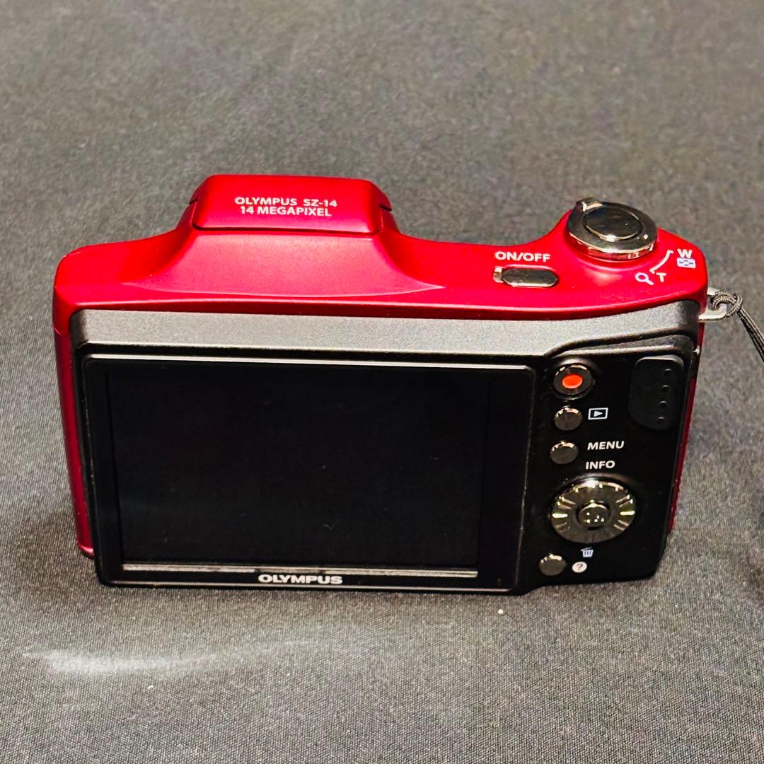 OLYMPUS SZ-14 レッド　デジタルカメラ