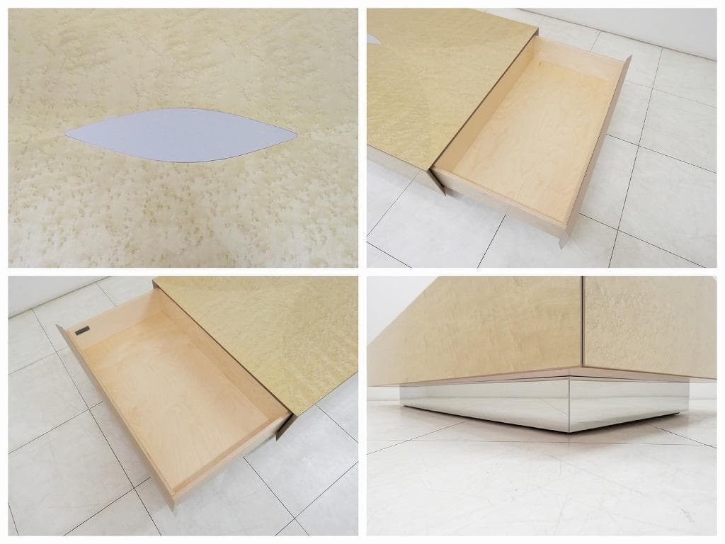 最高級 ジョルジオ・コレクション センターテーブル 171万 バーズアイメープル