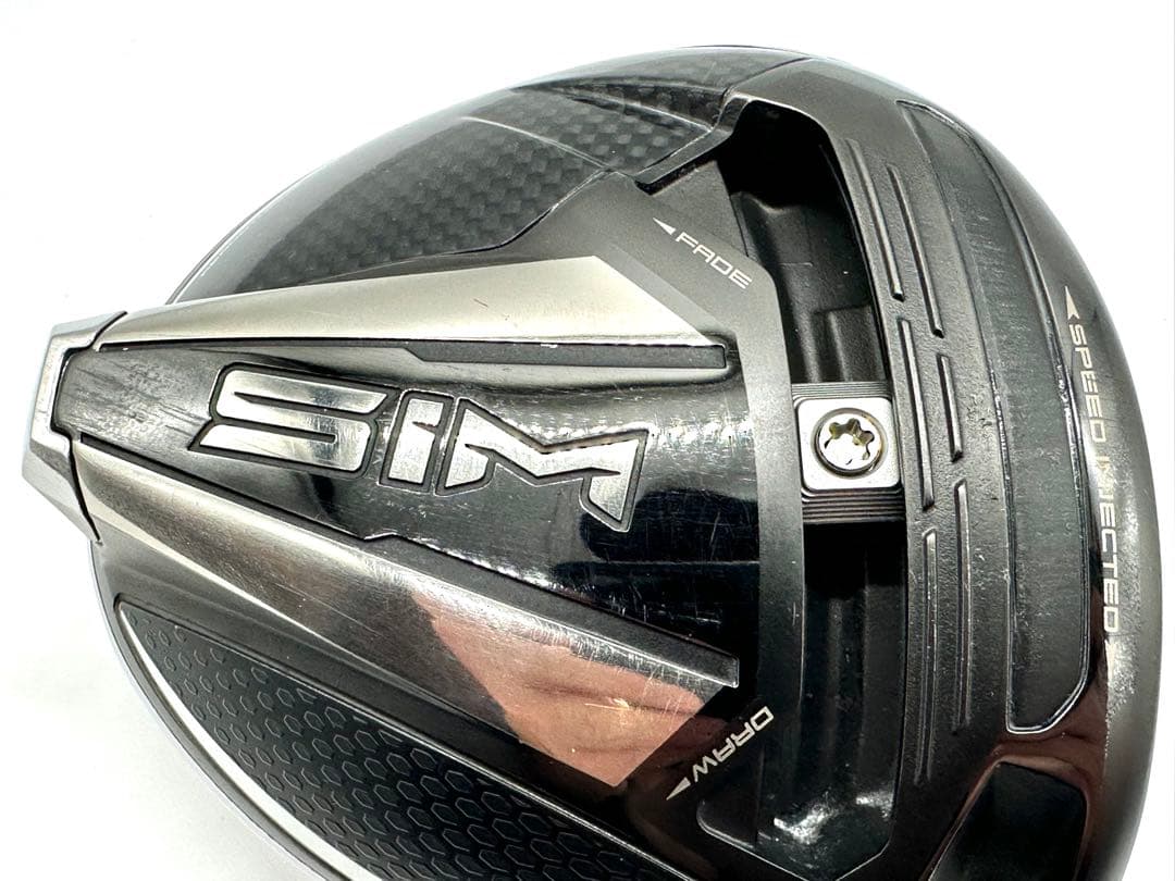 中古美品｜テーラーメイド｜SIMドライバー9度ヘッドのみ単品シム｜ヘッドカバー付
