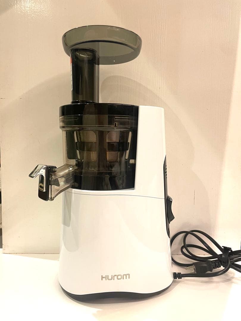 （美品）HUROM スロージューサー H-AA-WBA17 パールホワイト