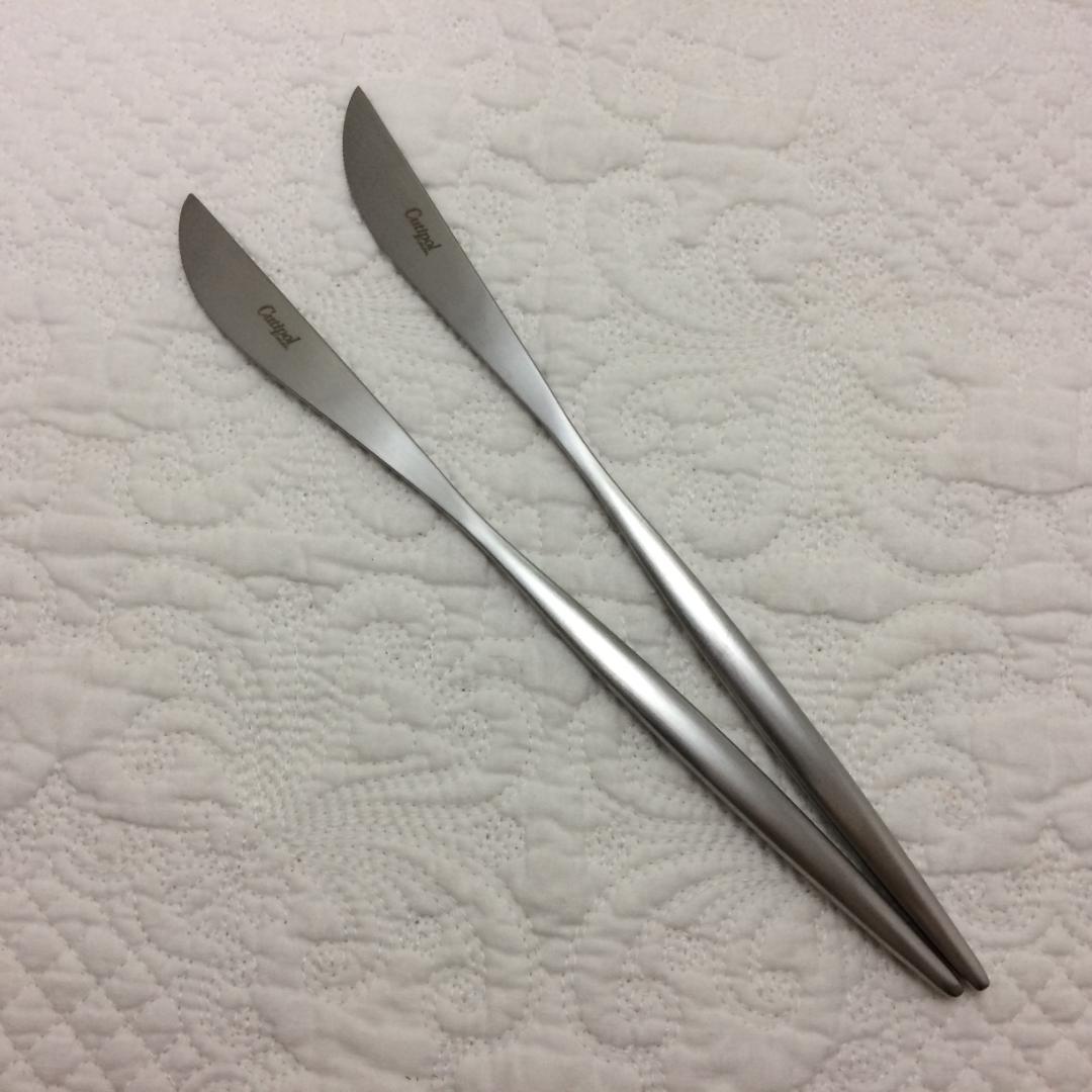 正規品　クチポール　MOON　マットシルバー　ディナー３種×各２　計６本