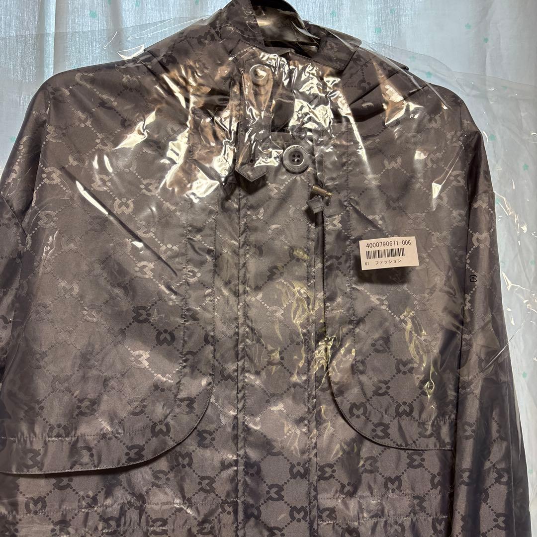 ミラ・ショーン ロゴジャガード レインコート グレー