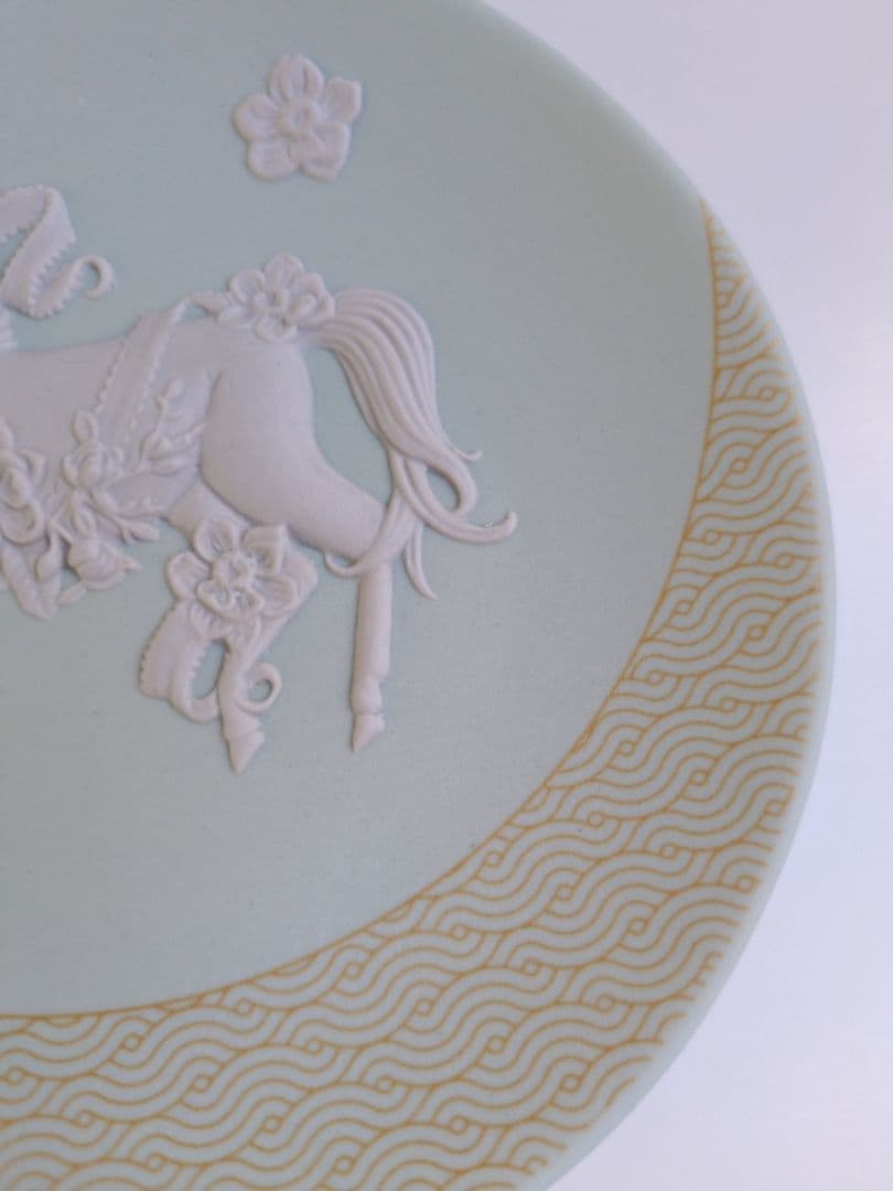 完売品✩ウェッジウッド　ジャスパー　干支トレイ　2026年馬