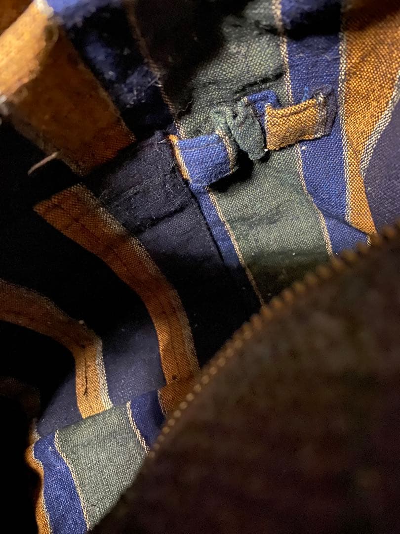 ◆手作り　庄内刺子のボストンバッグ　半纏　古布