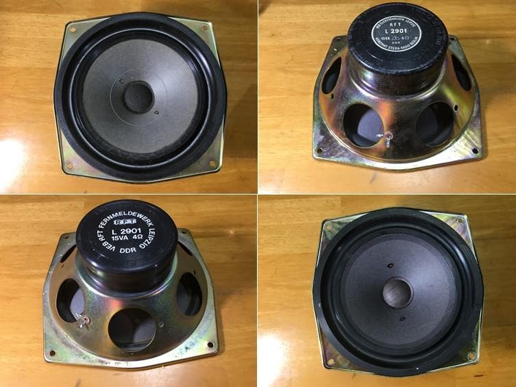 東独RFT ビンテージ L2901 20cm口径 2Way ペア 高音質