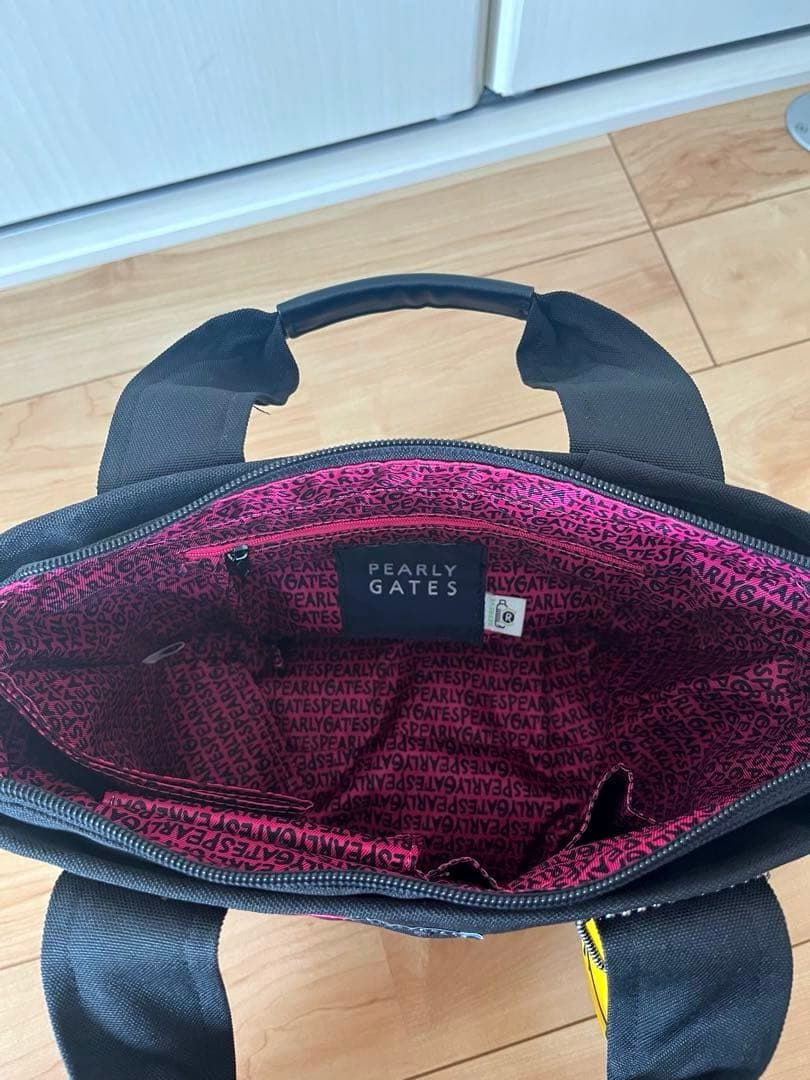 近年モデル 極美品 パーリーゲイツ ペイントロゴシリーズ カートバッグ