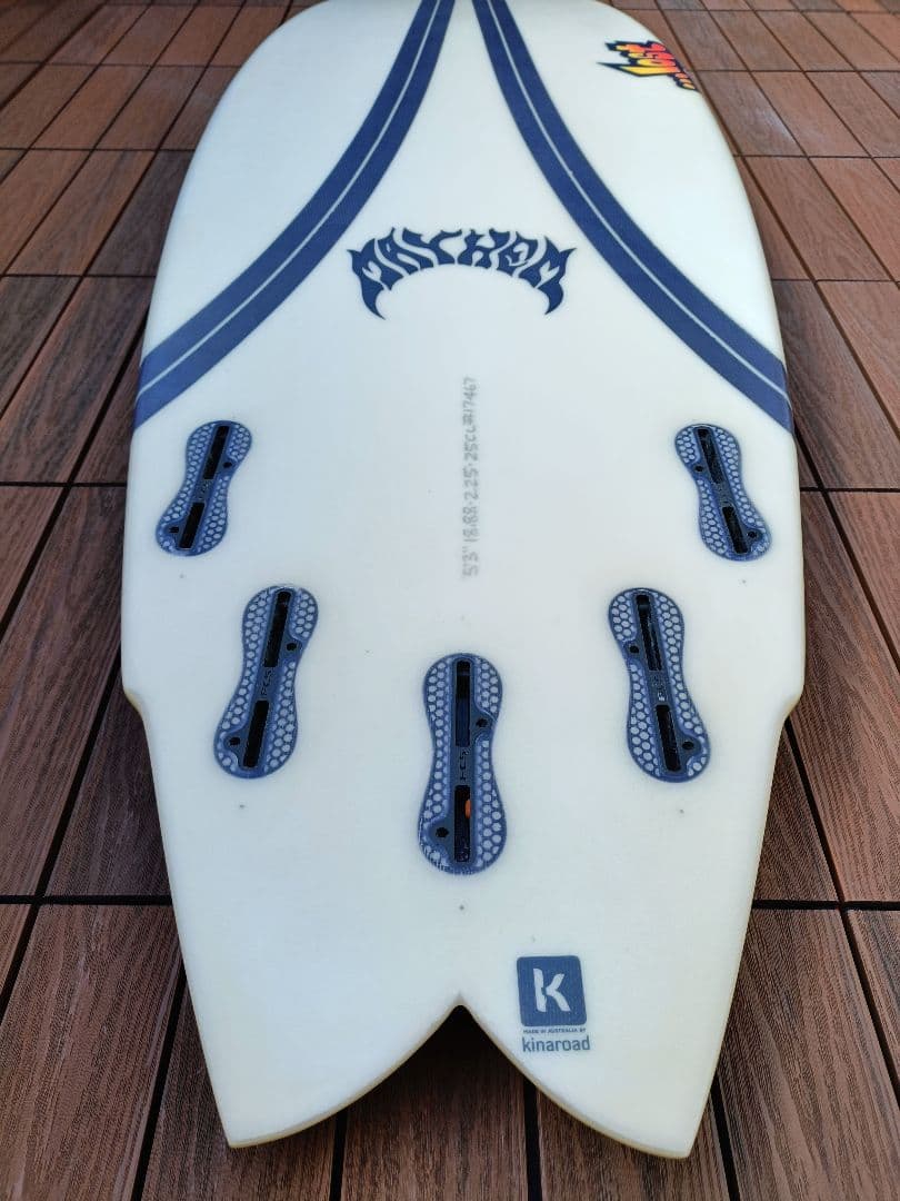 【美品】LOST MAYHEM RNFラウンドノーズフィッシュ カーボンワープ