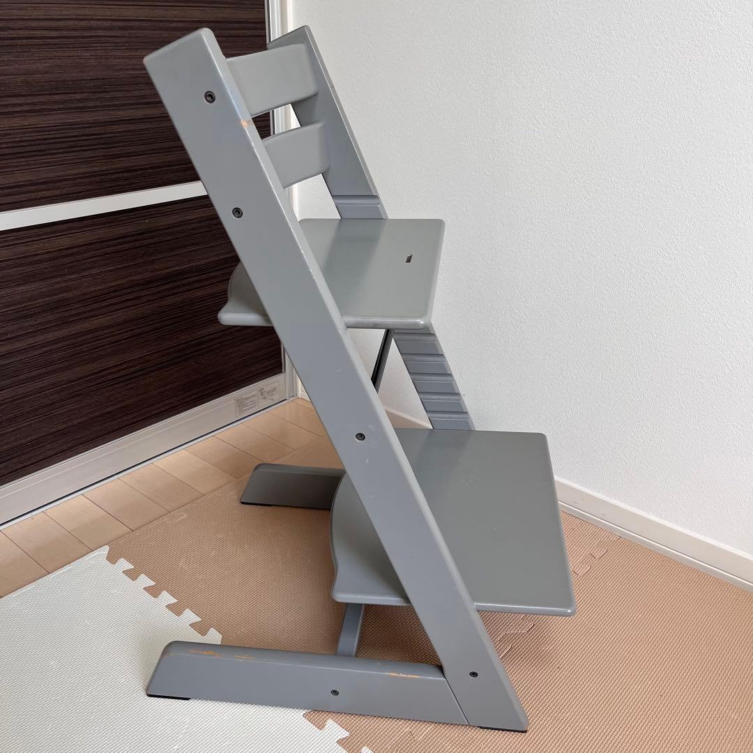 【新型】ストッケ トリップトラップ ストームグレー　No4