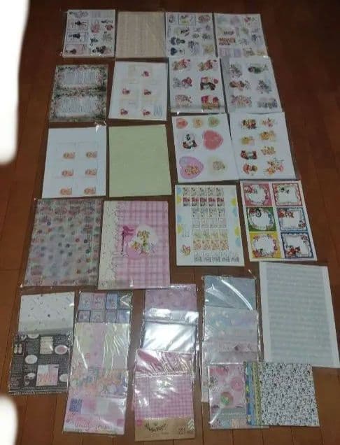 紙もの メモ紙 デザイン紙 ステッカー OPPテープ等 多種類 まとめ売りセット